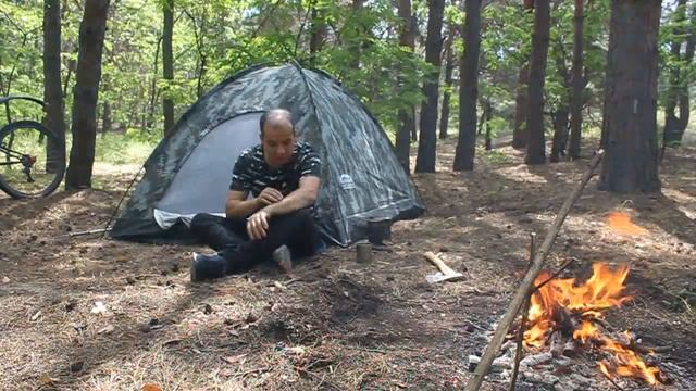ПВД 2021. Выход в лес с палаткой. Однодневка. Single Trip Trave. SOLO BUSHCRAFT CAMP