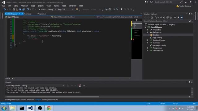 OpenTK Basics Part 1: Drawing in Immediate Mode смотреть онлайн