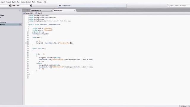Change Text, and Hide GUI when clicking on button! Unity 5! смотреть онлайн
