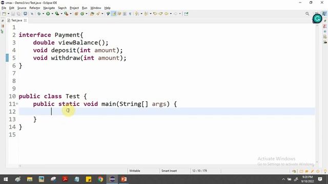 Creating Interface in Java смотреть онлайн