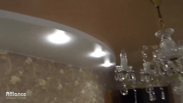 Монтаж двухуровнего натяжного потолка смотреть онлайн