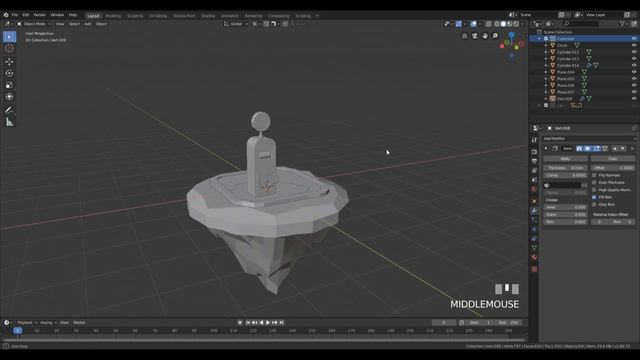 Plutonium Station - Blender 2.8 Low Poly 3D Modeling Timelapse Tutorial смотреть онлайн
