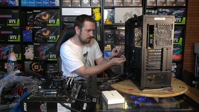 Double PC build - Workstation PC + RTX 3080 rig - Live PC Build смотреть онлайн