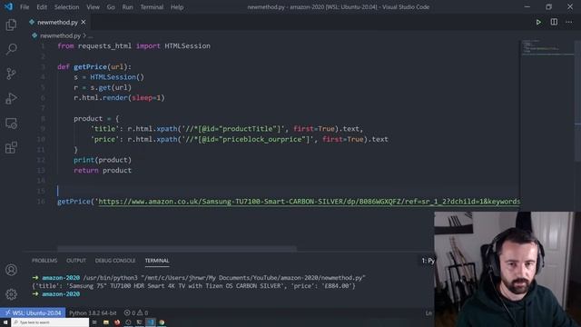 Scrape Amazon NEW METHOD with Python 2020 смотреть онлайн
