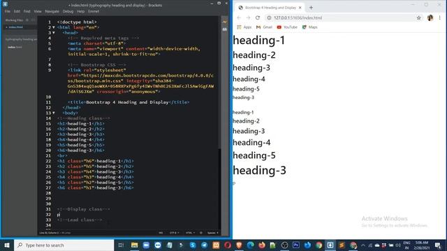 Bootstrap 4 Typography | Headding Class | Display Class | Lead Class | Bootstrap 4 Bangla Tutorial смотреть онлайн