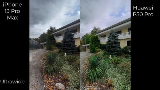 Huawei P50 Pro vs. iPhone 13 Pro Max Video Comparison (4K, Ultrawide, Zoom, Selfie) смотреть онлайн
