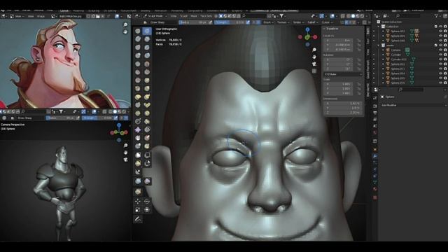 Blender Timelapse | Speed Sculpt | Sir Clorex | Part 1 смотреть онлайн