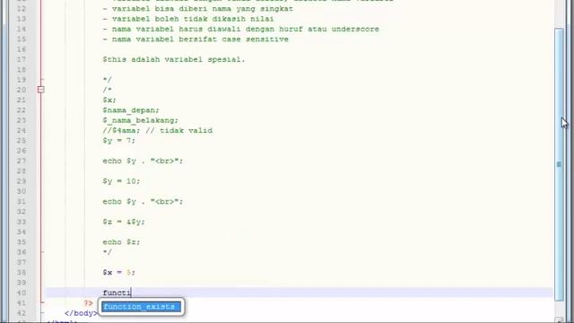 video tutorial berbahasa indonesia php 7 bagian 5 смотреть онлайн
