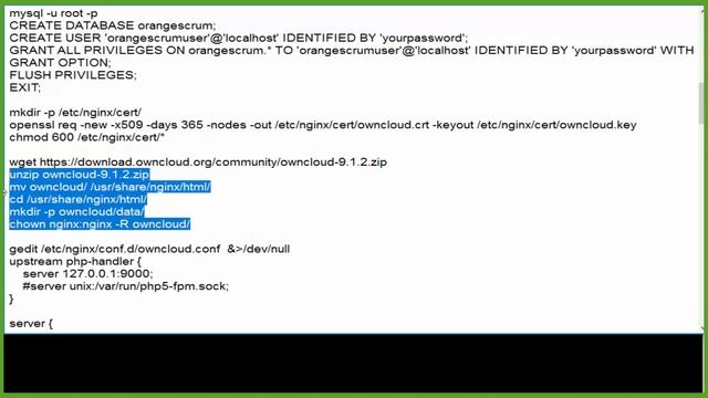 How To Install ownCloud 9.1 with Nginx SSL Certificate and MariaDB on CentOS 7 смотреть онлайн