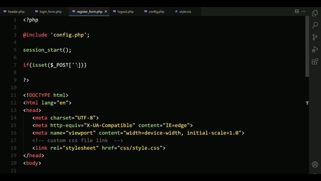 How To Make A Login & Register Form Using HTML - CSS - PHP - MySQL смотреть онлайн