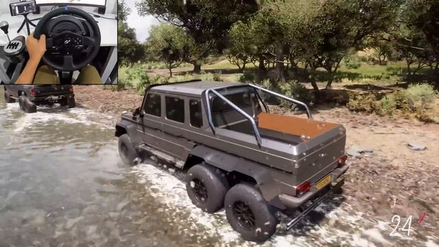 Mercedes G63 AMG & Ford Velociraptor | OFFROAD CONVOY | Forza Horizon 5 | Thrustmaster T300 Gamepla