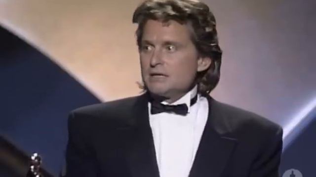 Michael Douglas Wins Best Actor: 60th Oscars (1988)