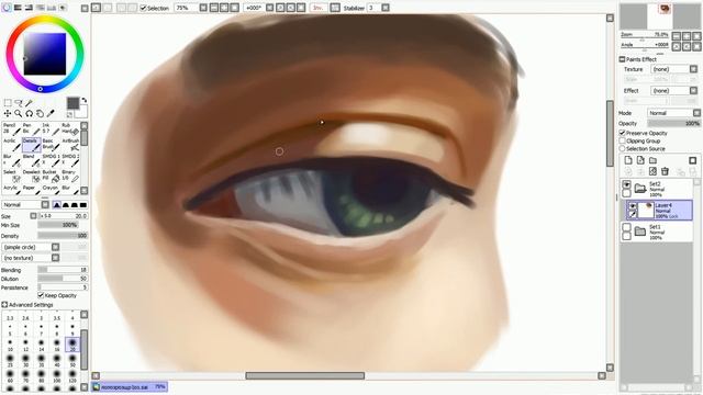 Как нарисовать глаз? Процесс рисования глаза speedpaint смотреть онлайн