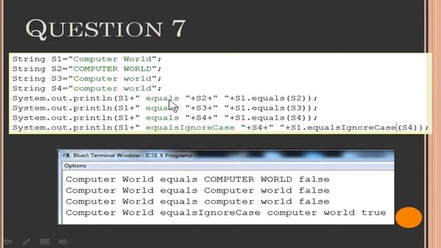 Predict Output of String Functions in Java | String Manipulation | ICSE Syllabus смотреть онлайн