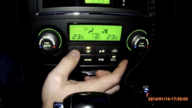 Программирование режима работы АС на осушение в KIA SORENTO BL смотреть онлайн