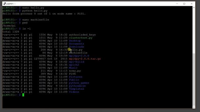 Raspberry Pi Cluster - Run Python code over all nodes in cluster смотреть онлайн