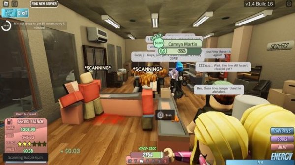 Zach’s Service Station script – (Many functions)