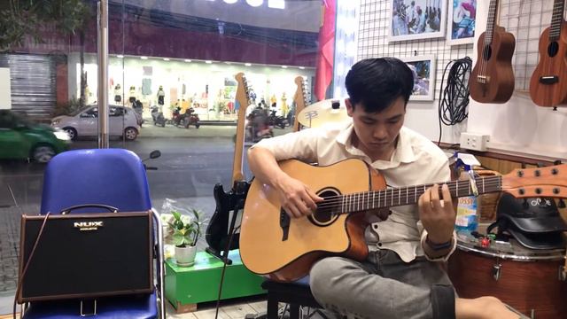 Guitar LAG T66dce với Nux SA 40 смотреть онлайн