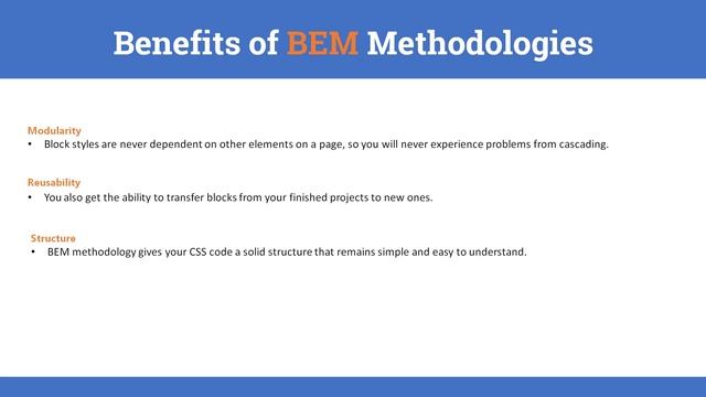 Benefits of BEM method смотреть онлайн