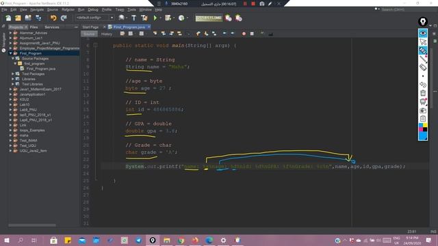 printf in Java смотреть онлайн