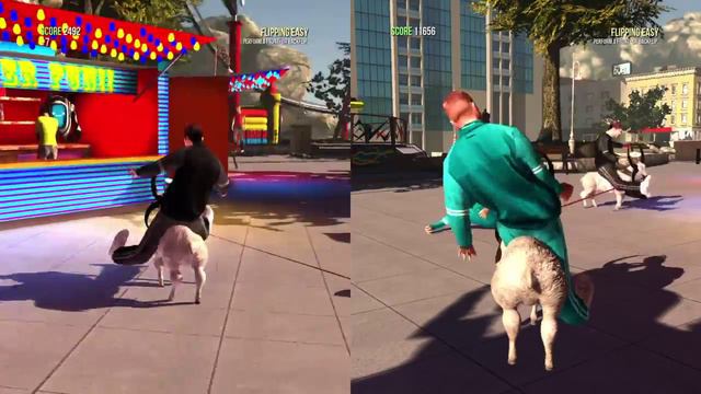 Goat Simulator co-op Play With People Riding us смотреть онлайн
