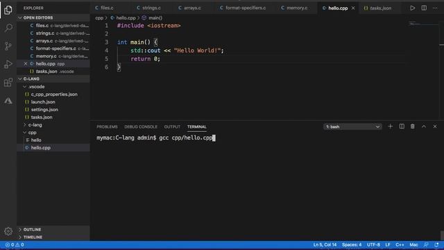 Undefined symbols for architecture x86 64 | Compiling CPP c++ programs in MAC or Linux смотреть онлайн