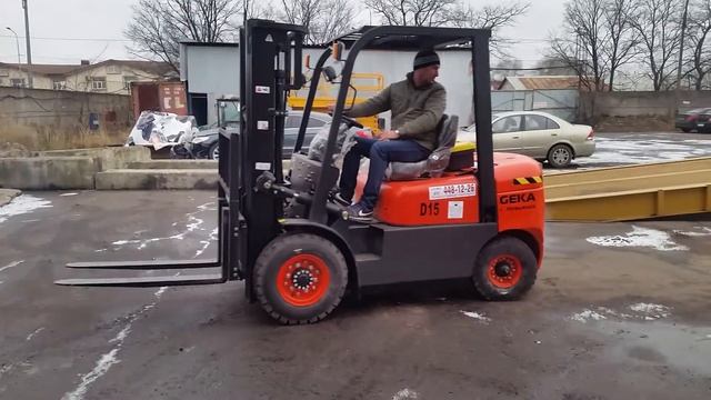 Автопогрузчик GEKA D15 смотреть онлайн