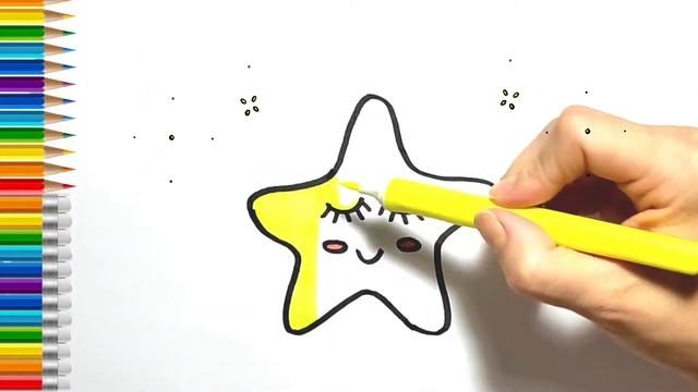 Bolalar uchun yulduzcha rasm chizish/Drawing a star with kids song/Рисуем звезда для детей смотреть онлайн