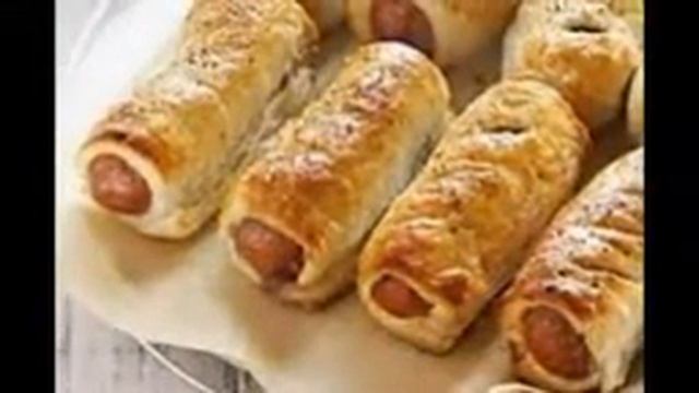 Сосиски в дрожжевом тесте. Рецепт под видео. смотреть онлайн
