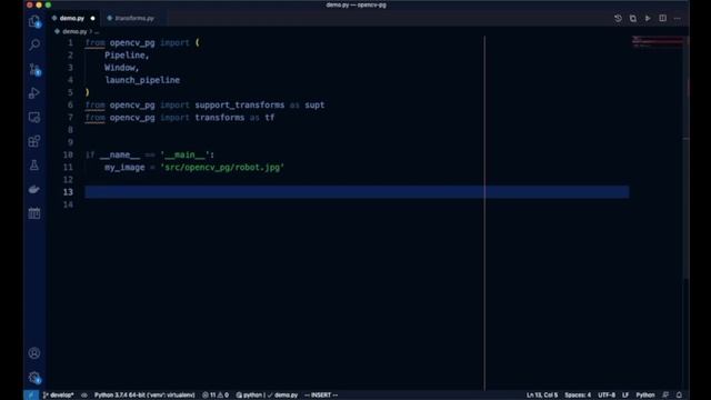 The OpenCV Playground смотреть онлайн