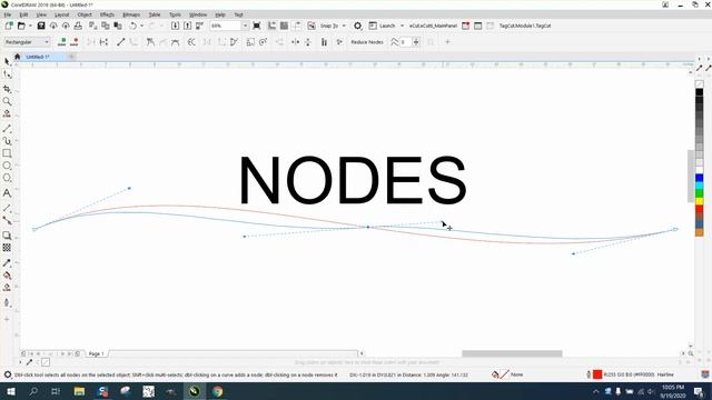 Corel Draw Tips & Tricks NODES line curve or cusp смотреть онлайн