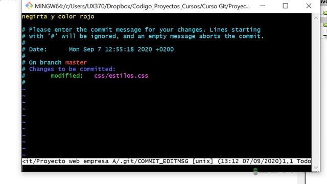 Curso Git. Subiendo a GitHub. Vídeo 3 смотреть онлайн
