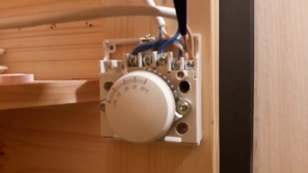 Подключение терморегулятора к электропитанию