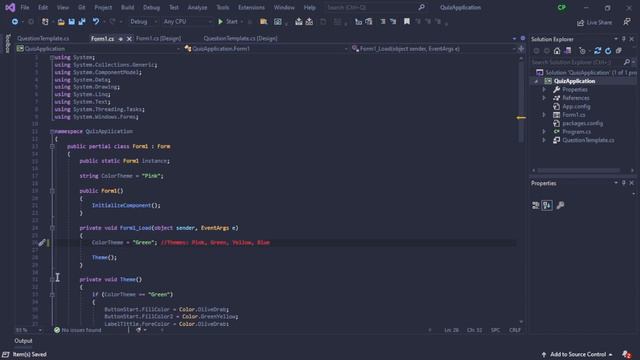 Quiz Application using C# - Update video! смотреть онлайн