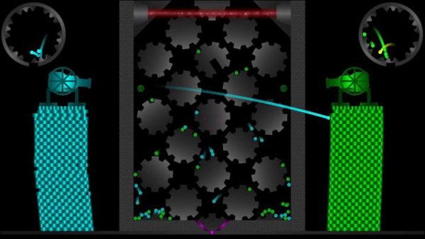 Castle Destruction 2  - Marble Race in Algodoo