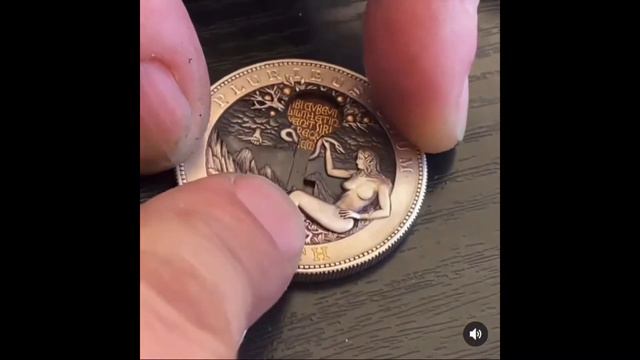 Уникальная монета с секретом.