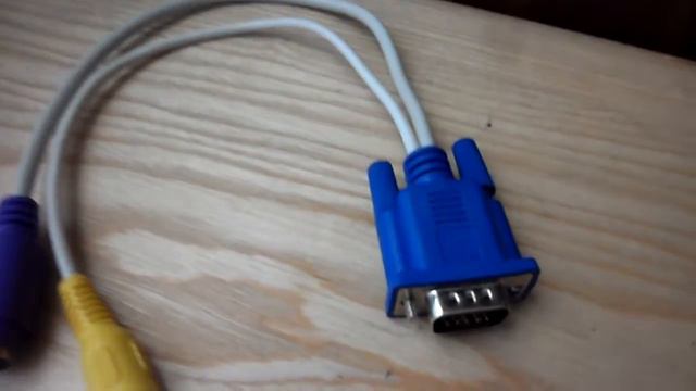 VGA To S-video & 3.5mm Jack Adapter Analog Video