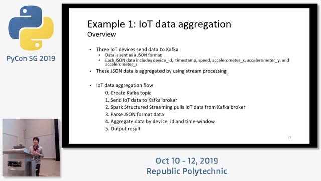 How to build stream data pipeline with Apache Kafka and Spark Structured Streaming - PyCon SG 2019 смотреть онлайн