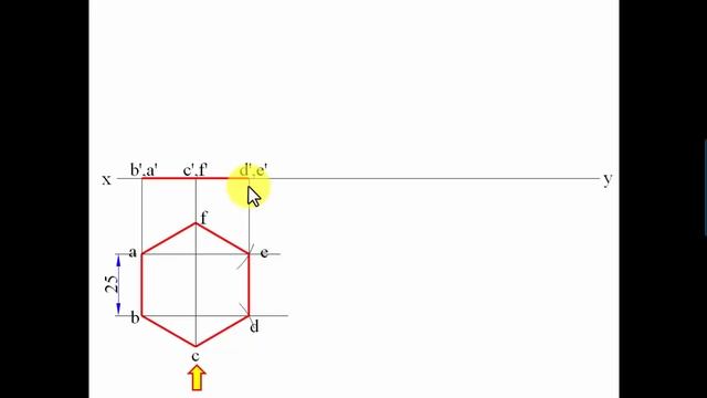 PROJECTION OF PLANES_Recreated_Lecture 7 - Hexagonal Plane with surface & edge inclined to HP & VP смотреть онлайн