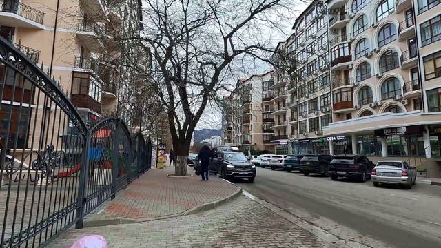 #геленджик Прогулка по ЖК Черноморский 25.01.2024 г. смотреть онлайн