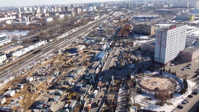 Строительство Юго-Восточной хорды в Текстильщиках Печатниках смотреть онлайн