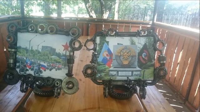 Из чего сделать рамки для фото в стиле стимпанк - из автозапчастей смотреть онлайн