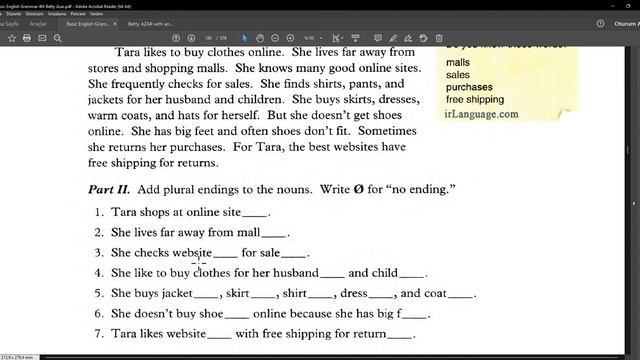 33. Nouns: Irregular Plural Forms. Exercises. Неправильні Іменники: форми множини. Українською смотреть онлайн