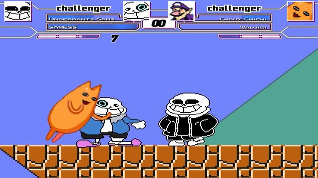 SANESS & UNDERPANTS SANS TEAM UP VS GOKU, SANS, PAPYRUS & OTHER MUGENS | FUNNY GAMING смотреть онлайн