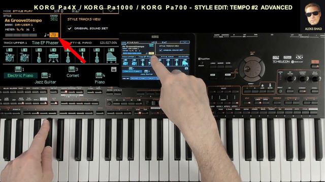 KORG Pa4X #34 Editing Style: TEMPO #2 ADVANCED [2202-0203] смотреть онлайн