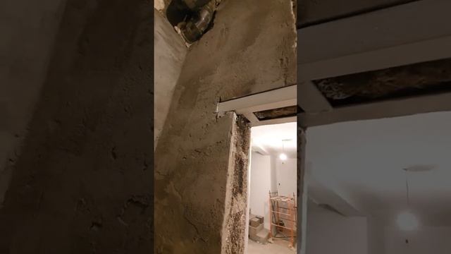 Перенесли проем в ванной комнате, услили проем металлическим уголком 40×40 смотреть онлайн