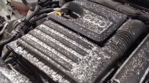 Звук запуска и работы мотора Audi 1.4 TFSI