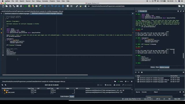 Sentiment Analysis For Multiple Languages in Python смотреть онлайн