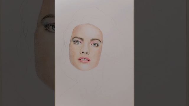 Портрет цветными карандашами #drawing #рисование #рисованиекарандашом #цветныекарандаши #art #artis смотреть онлайн